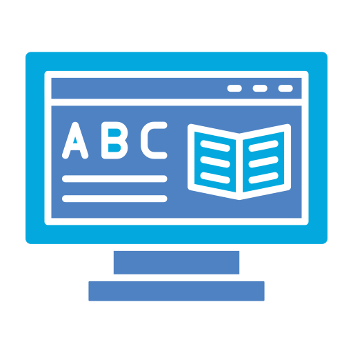 aprender en línea icono gratis