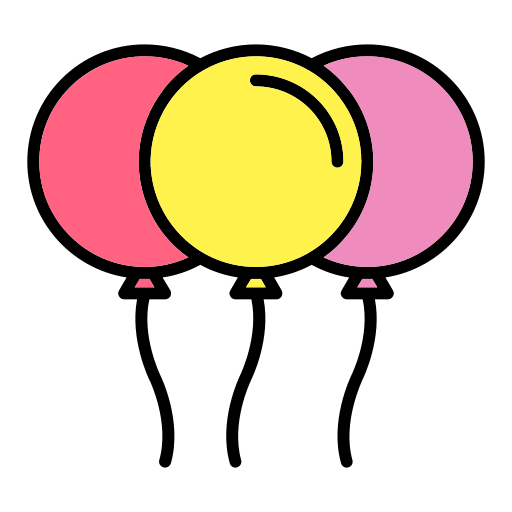 Balloons free icon