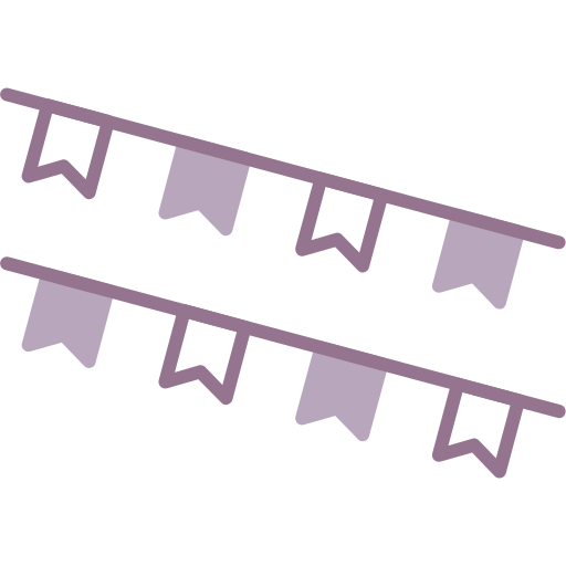Bunting free icon