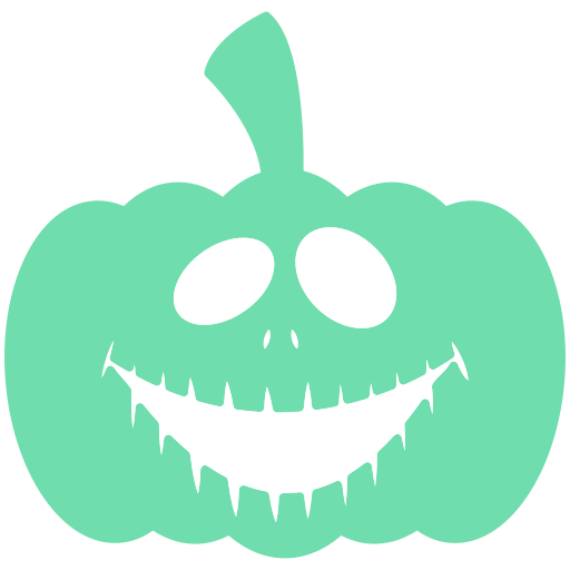 calabaza de terror icono gratis