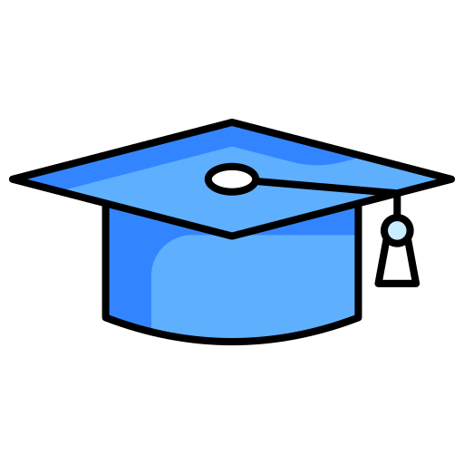 gorro de graduación icono gratis