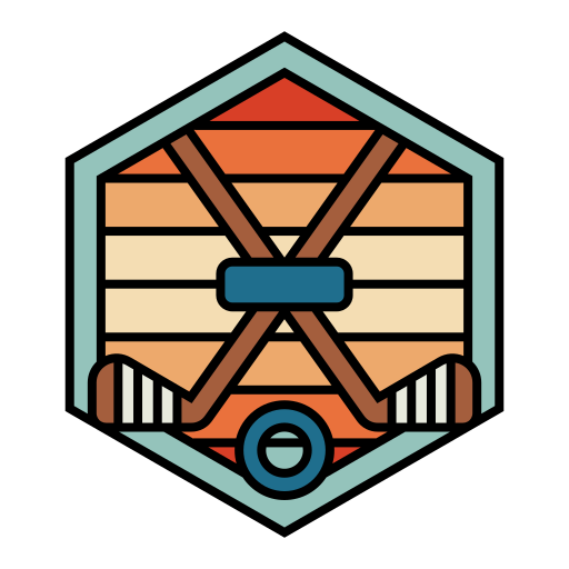 hockey sobre hielo icono gratis