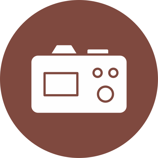 cámara fotográfica icono gratis