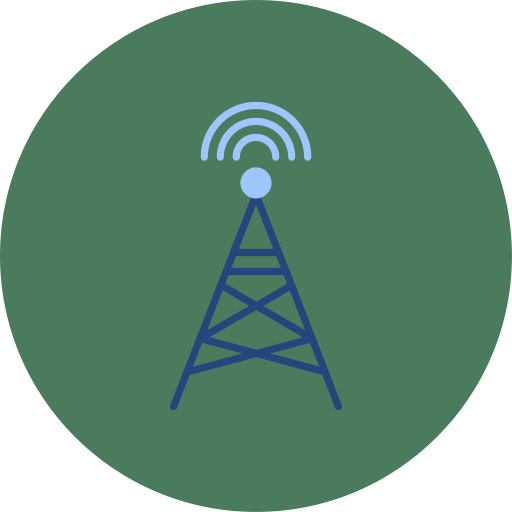 torre de radio icono gratis