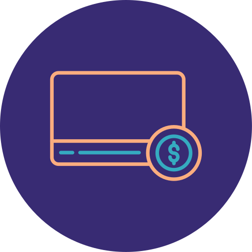 contenido pago icono gratis