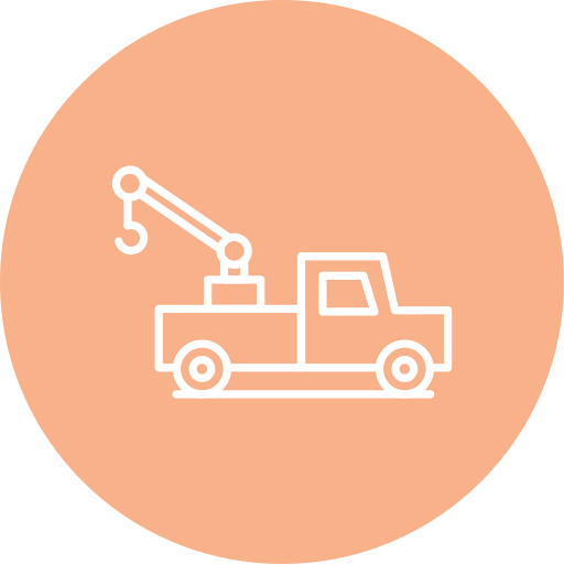 Tow truck free icon Tow truck free icon