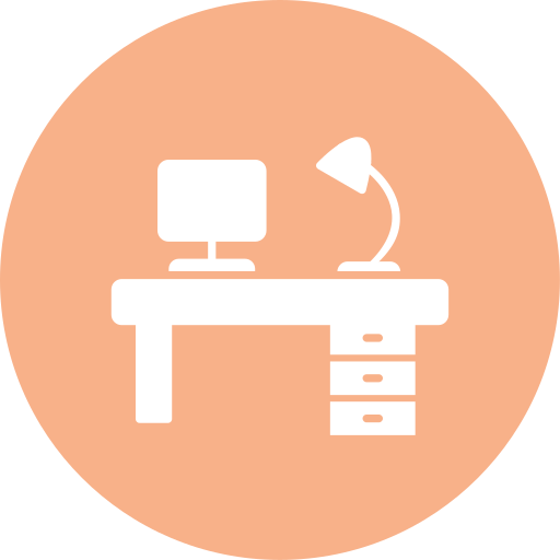 lugar de trabajo icono gratis