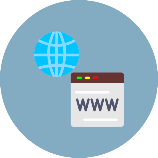 servicios web icono gratis