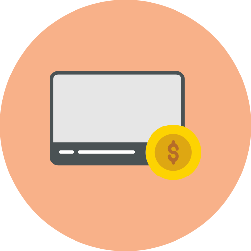 contenido pago icono gratis
