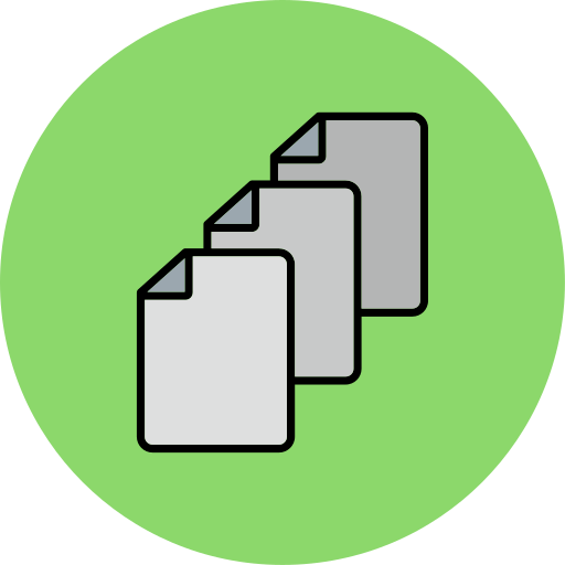 copia de contenido icono gratis