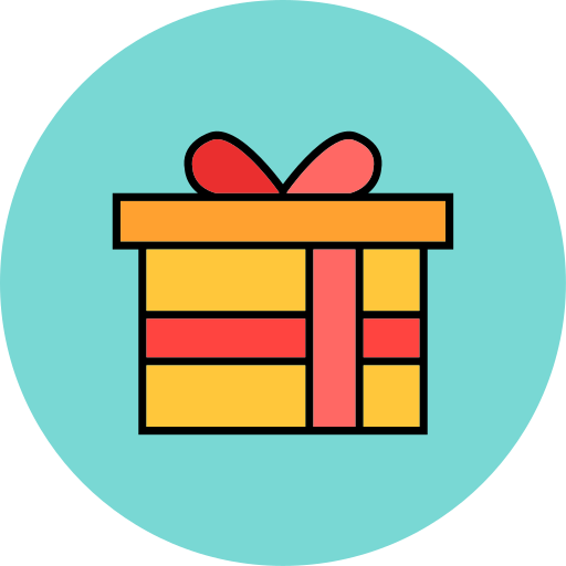 caja de regalo icono gratis