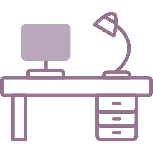 lugar de trabajo icono gratis