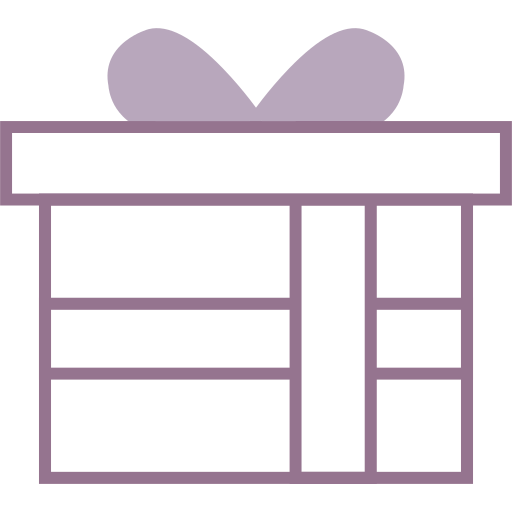 caja de regalo icono gratis