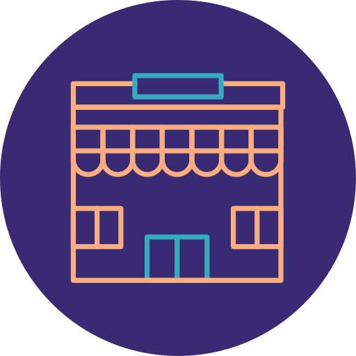supermarché Icône gratuit supermarché Icône gratuit