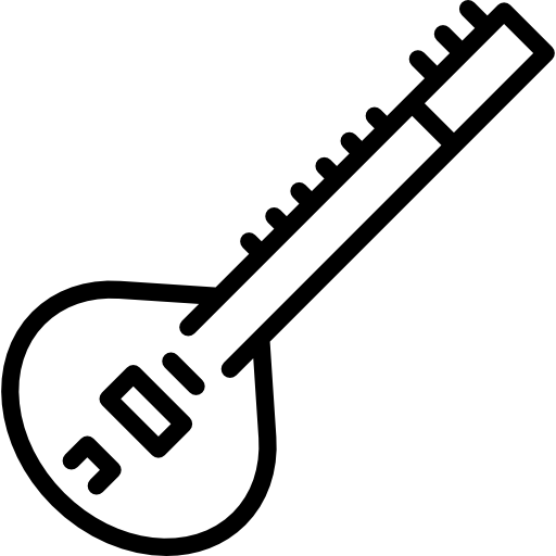 sitar icono gratis