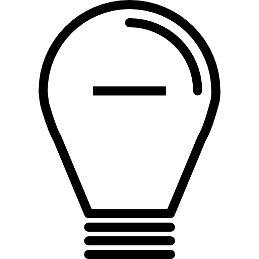 Light bulb Swifticons Lineal icon