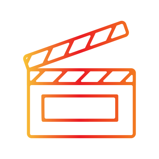 tablero de película icono gratis