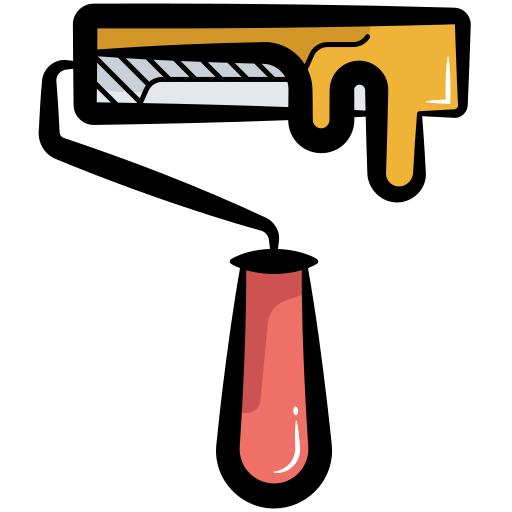 rodillo icono gratis