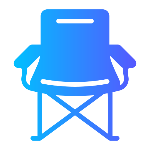 silla de camping icono gratis