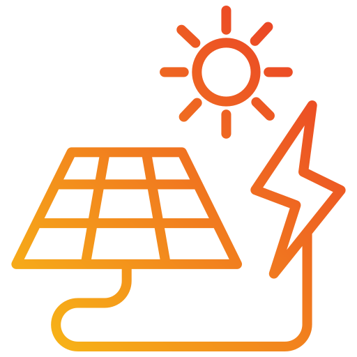 energía solar icono gratis