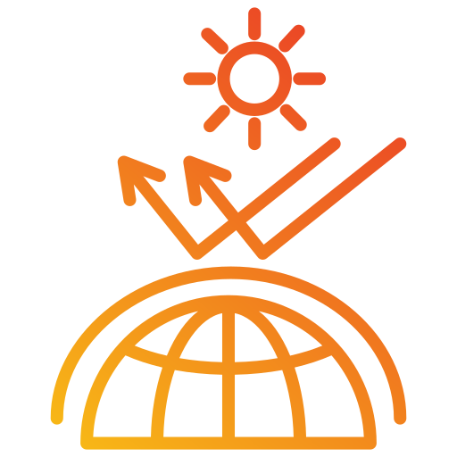 gases de efecto invernadero icono gratis