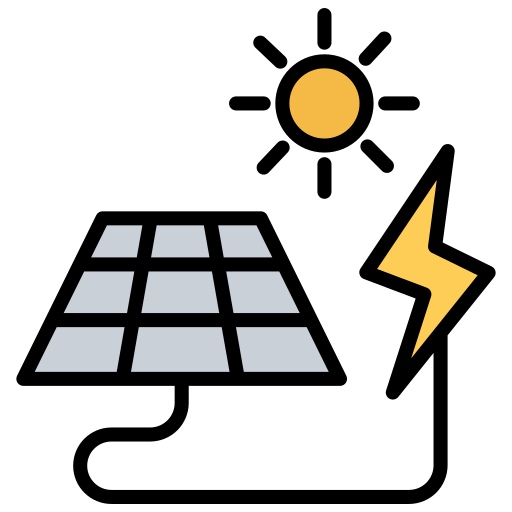 energia solar grátis ícone energia solar grátis ícone