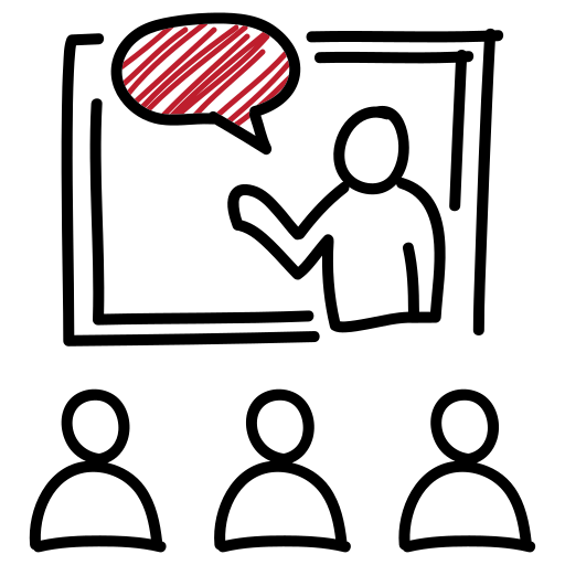 séminaire en ligne Icône gratuit