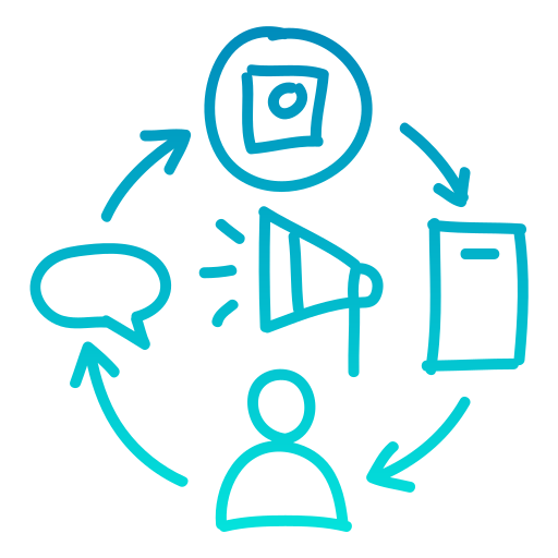 Social listening free icon Social listening free icon