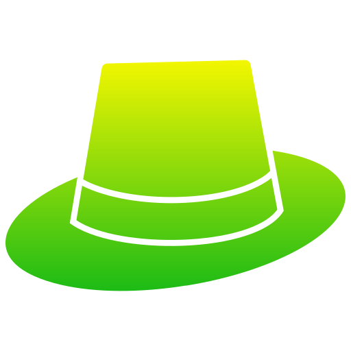 sombrero verde icono gratis