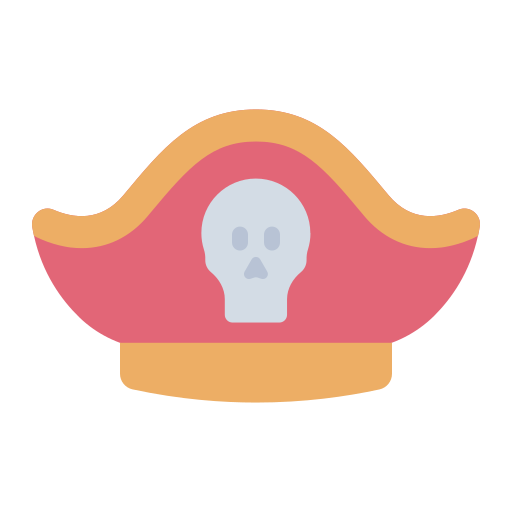 sombrero pirata icono gratis