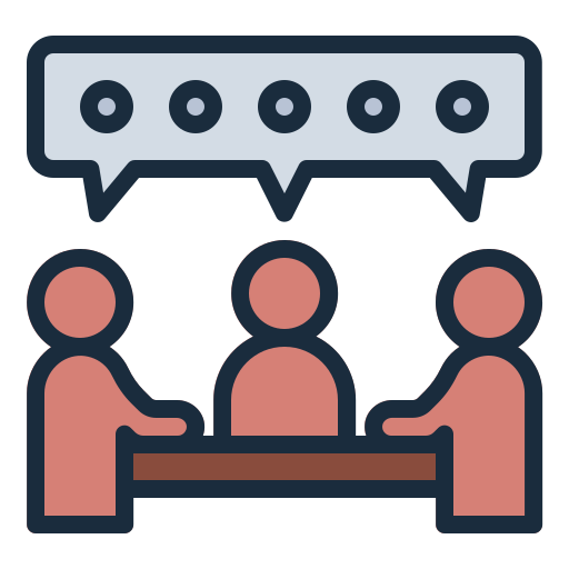 reunión icono gratis