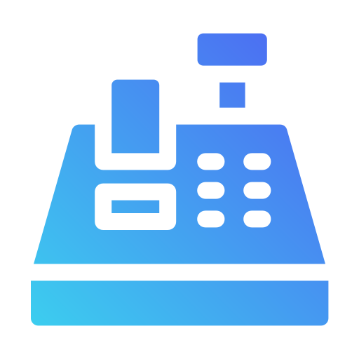 caja registradora icono gratis