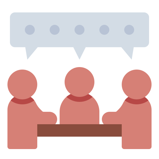 reunión icono gratis