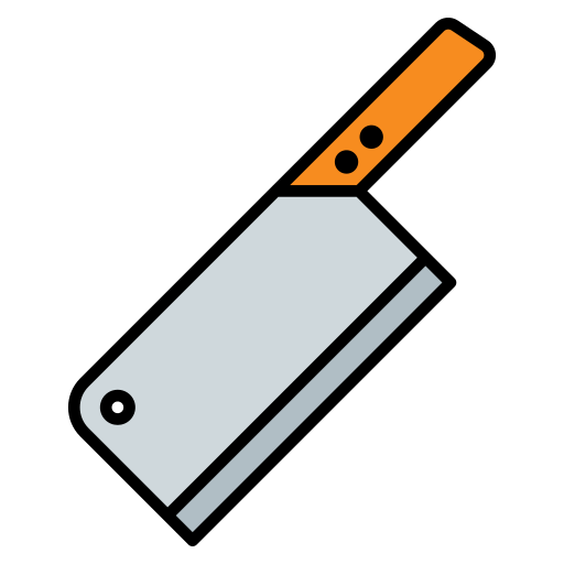 cuchillo de carnicero icono gratis