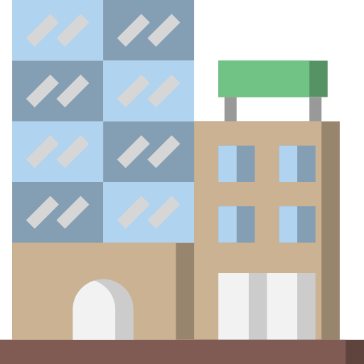 Architecture and city Surang Flat icon