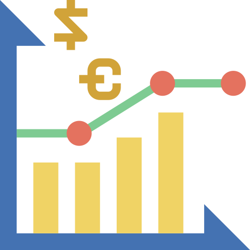 Gráfico de barras icono gratis