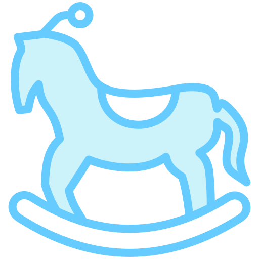 caballo mecedora icono gratis