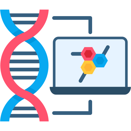 biología computacional icono gratis