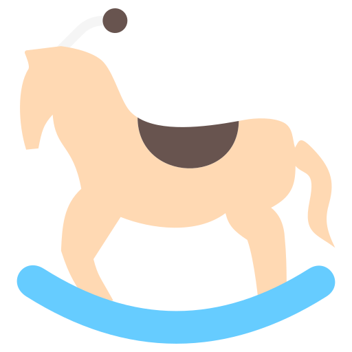 caballo mecedora icono gratis