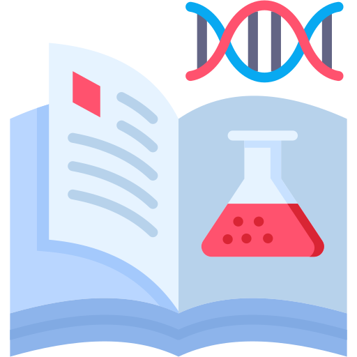 libro de biologia icono gratis