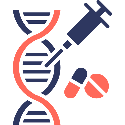 terapia de genes icono gratis