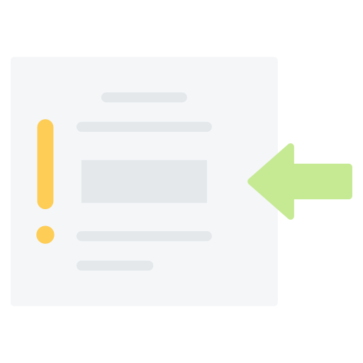 entrada icono gratis