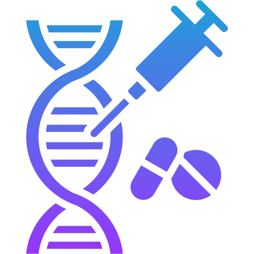 terapia de genes icono gratis