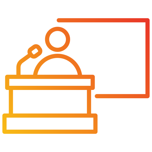 presentación magistral icono gratis