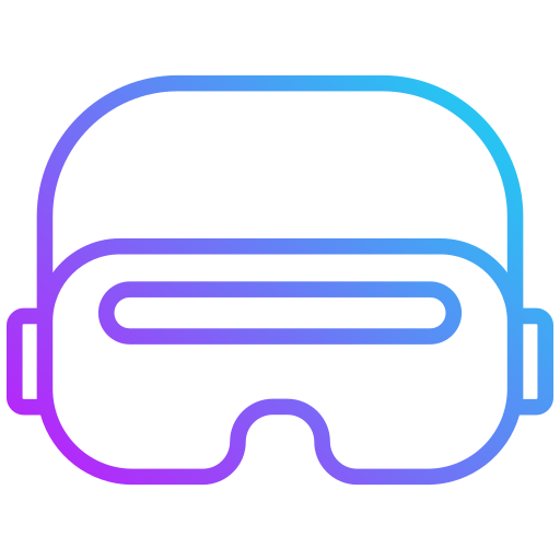 auriculares de realidad virtual icono gratis