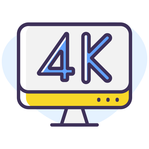 4k icono gratis