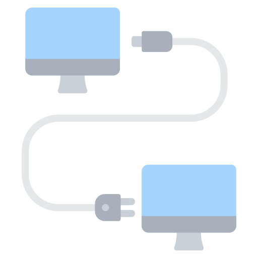 conexión de cable icono gratis