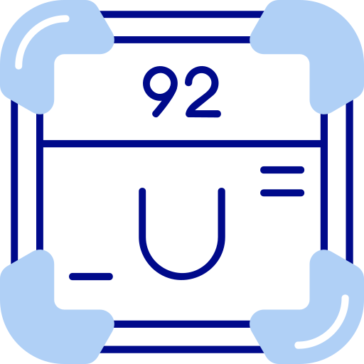 uranio icono gratis