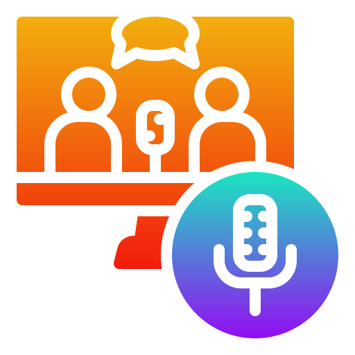 Talk show free icon