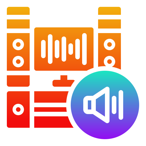 sistema de sonido icono gratis